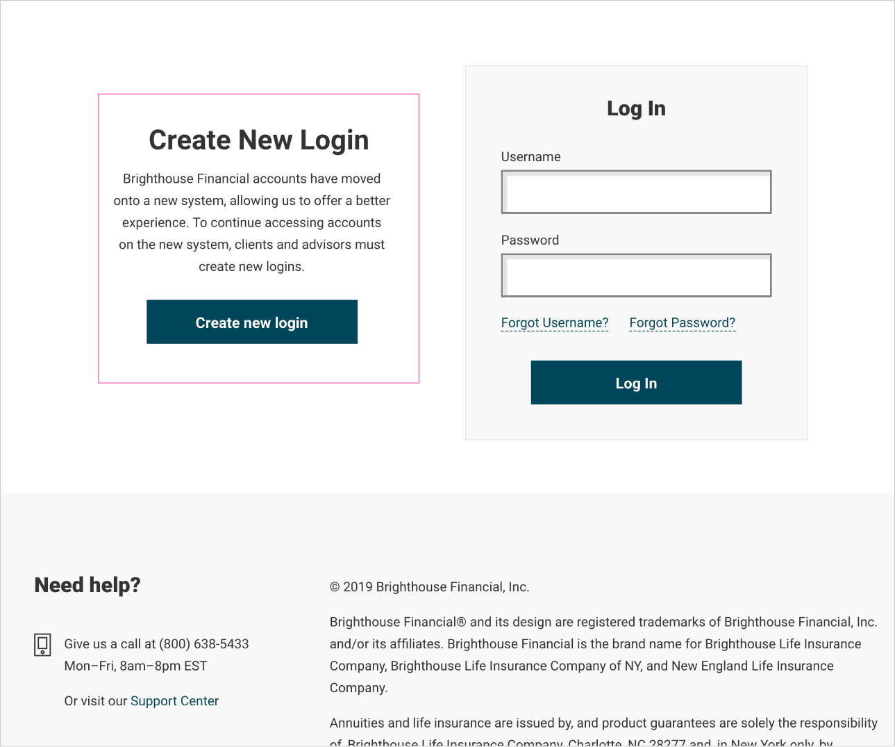 Step 2: Create New Login