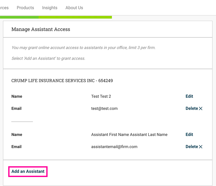 advisor-job aide Step-3- Adding an Assistant