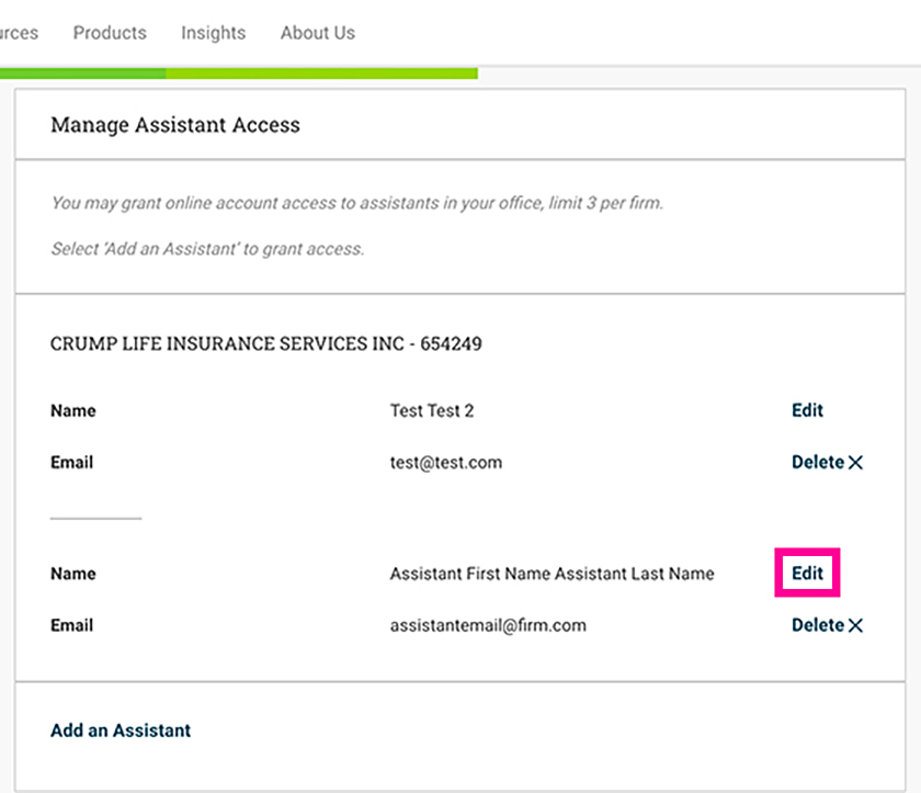 advisor-Job-Aide-Step-8 - Updating an Assistant's Profile